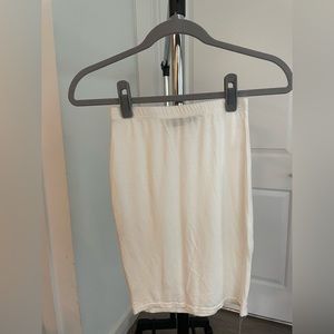 White Pencil skirt from Pretty Little Thing